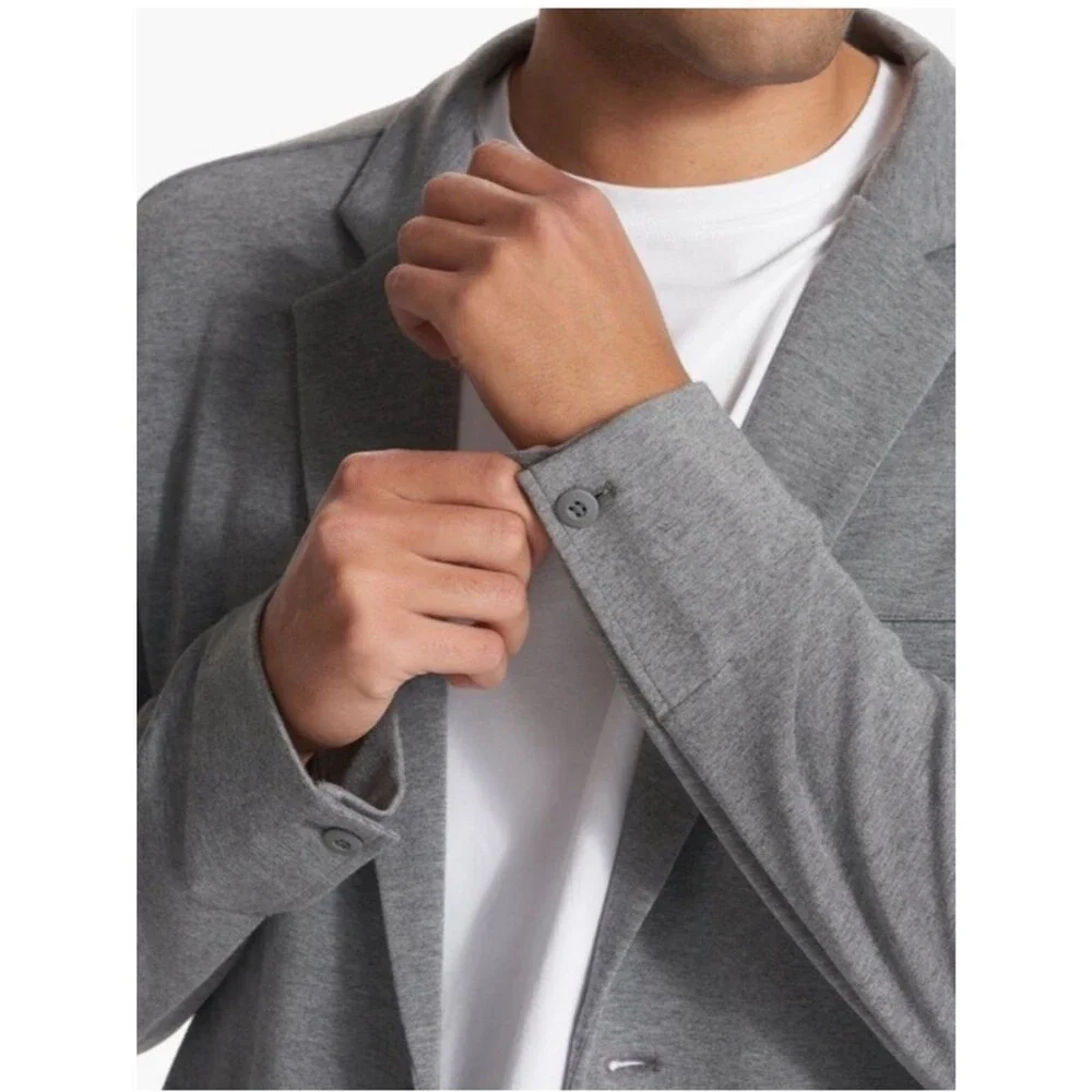NWOT Men’s Vuori Vail Blazer - Heather Gray - Size Large